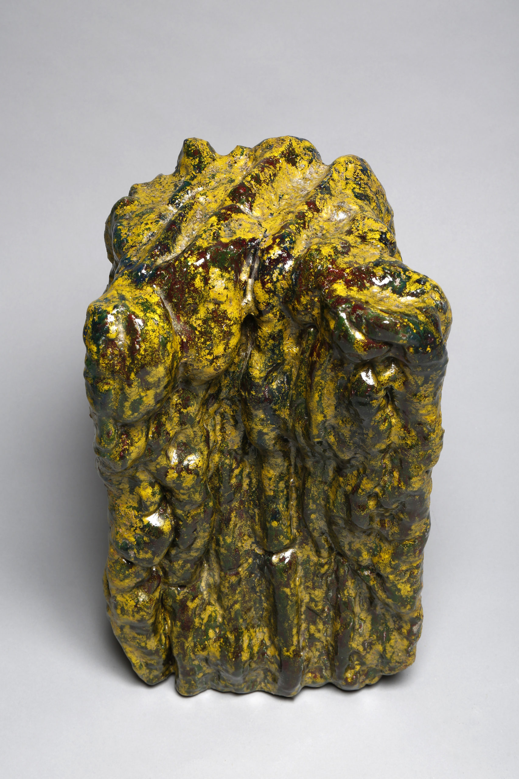 Sculpture émaillée lichen Alain Gaudebert - Galerie Avenir - © Philippe Cibille